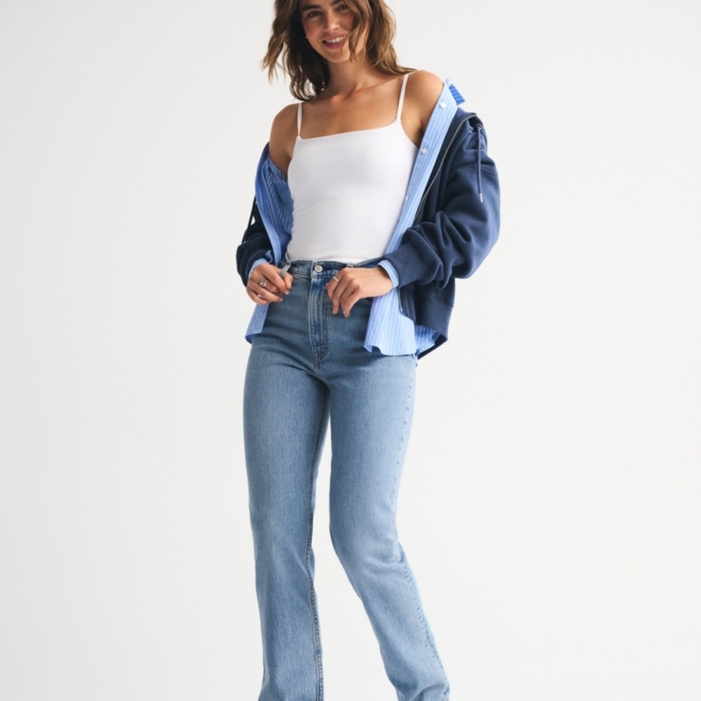 Abercrombie & Fitch - the 90s straight - Ultra High Rise Jeans- 14L - Picture 2 of 6